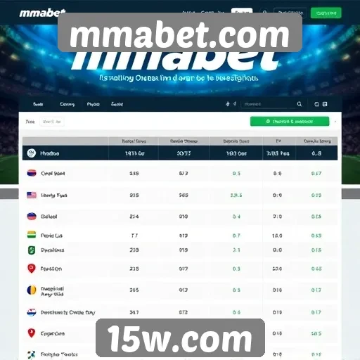 Comparação entre mmabet.com e concorrentes do mercado